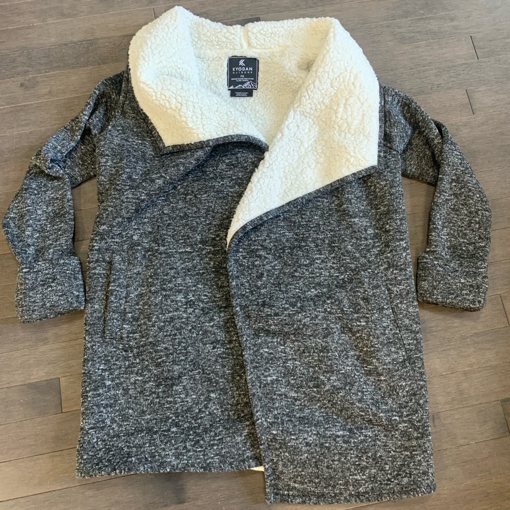 Heathered Gray Kyodan Outdoors Open Front Jacket Women’s S